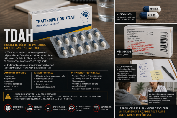 Acheter des médicaments pour le TDAH en ligne